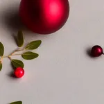 Victorian Glass Bauble – Frosted Cranberry thumbnail 3