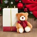 Patchwork Scarf Teddy Bear thumbnail 4