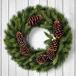 Velvet Ribbon Wreath thumbnail 4