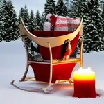 Miniature Wooden Sleigh thumbnail 4