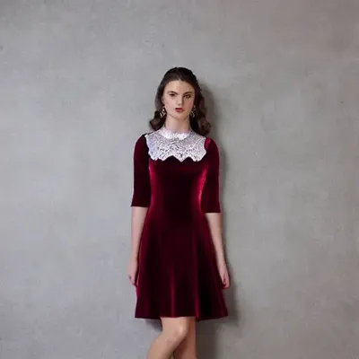 Candlelight Velvet Dress