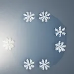Snowflake Etched Glass Tumblers thumbnail 2