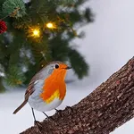 Feathered Robin Clip Ornament thumbnail 2