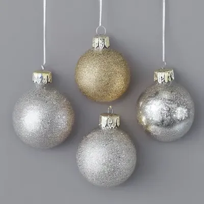 Mercury Glass Tree Ornaments