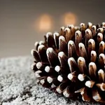 Frosted Pinecone Garland thumbnail 3