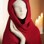 Forest Green Wool Cloak thumbnail 2
