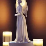 Golden Angel Tree Topper thumbnail 4